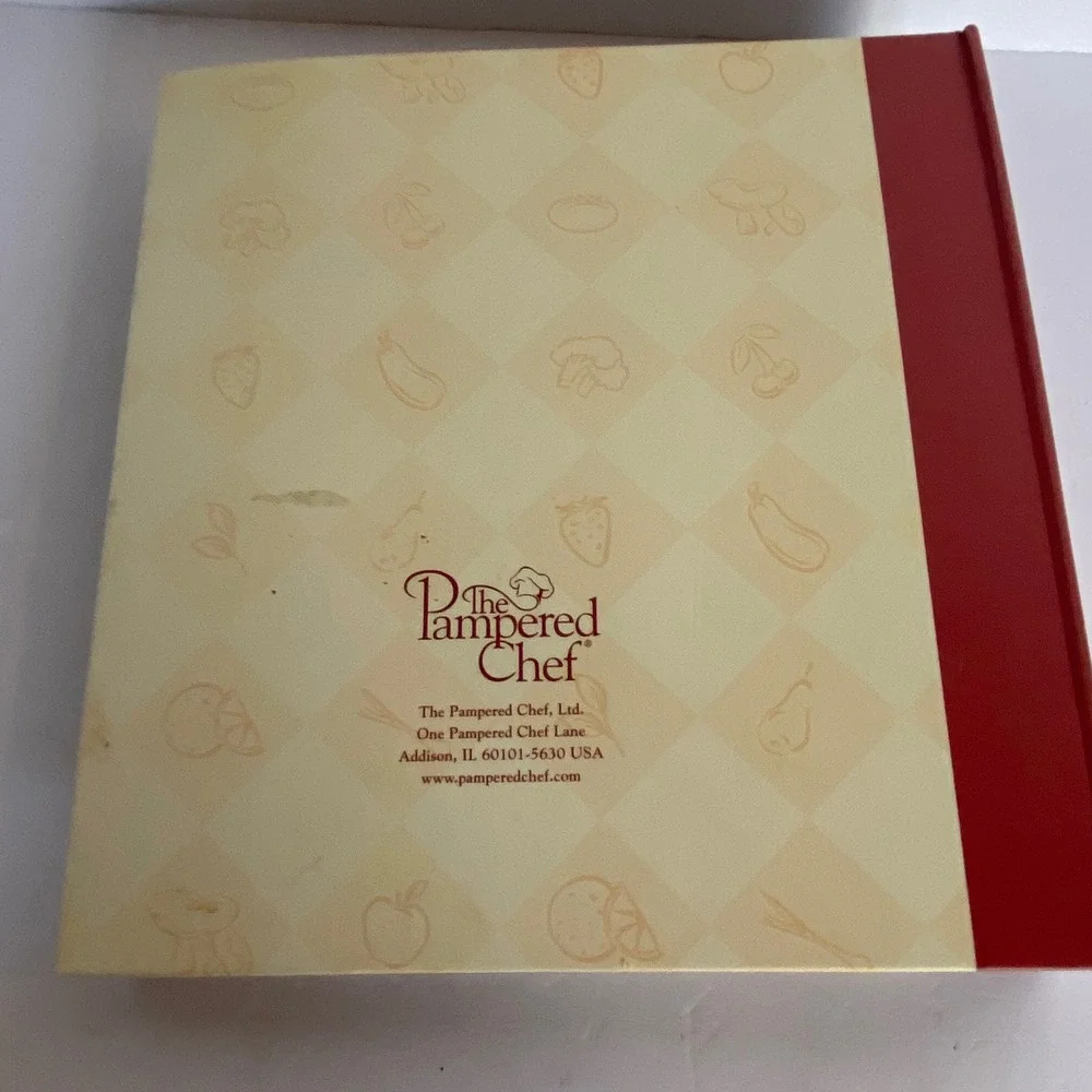 The Pampered Chef Recipe Collection‎ Binder Kitchen Organizer Recipe Cards